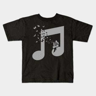 Accordion Butterfly Kids T-Shirt